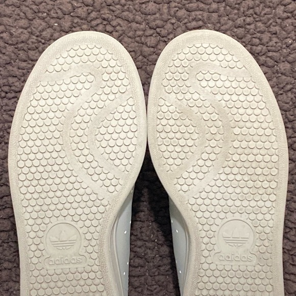 Adidas Originals Stan Smith Men Grey/Navy Classic Low Sneakers Shoes SZ US M6/W7 - Picture 10 of 12